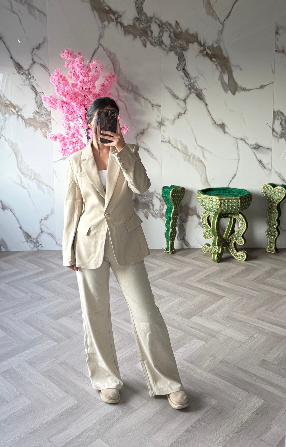 Blazer set Beige
